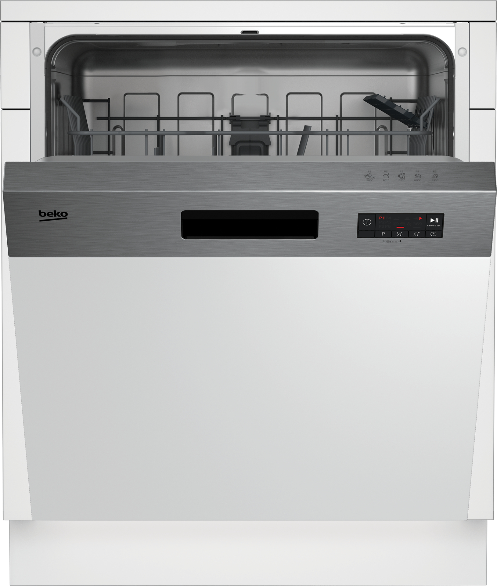 BEKO vaatwasser met bedieningspaneel - BDSN153E3X