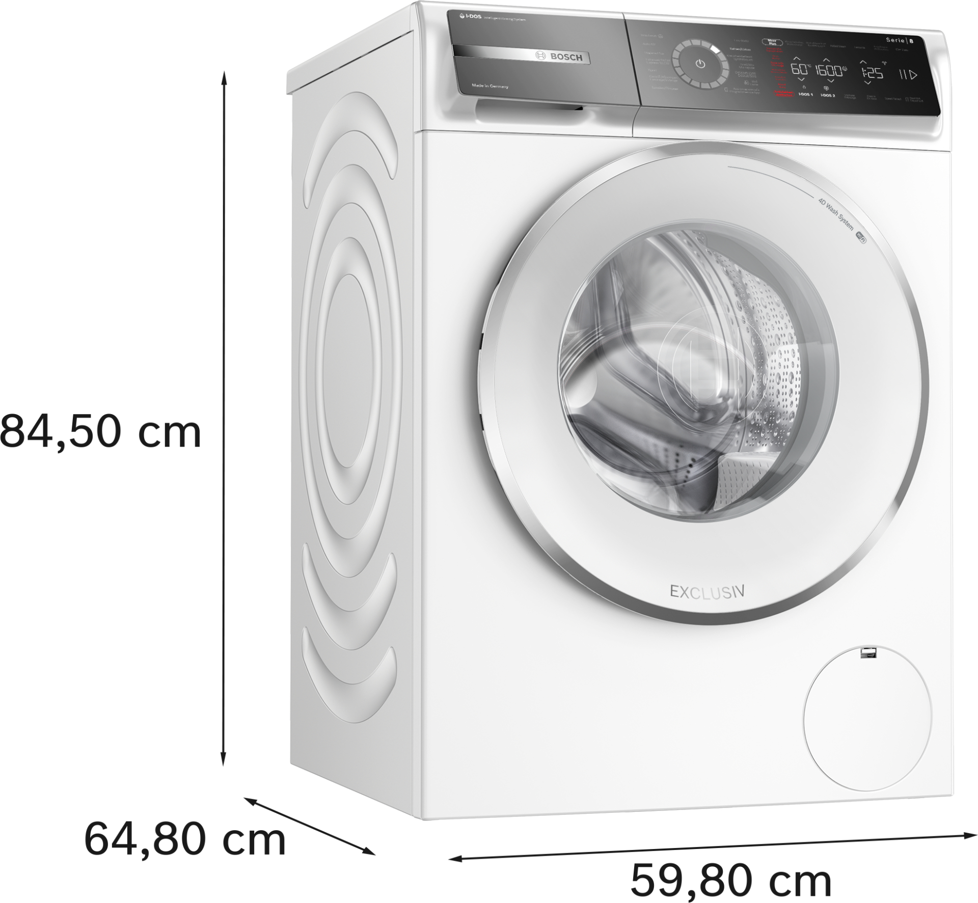 BOSCH SERIE 8 wasmachine - WGB266A9FG