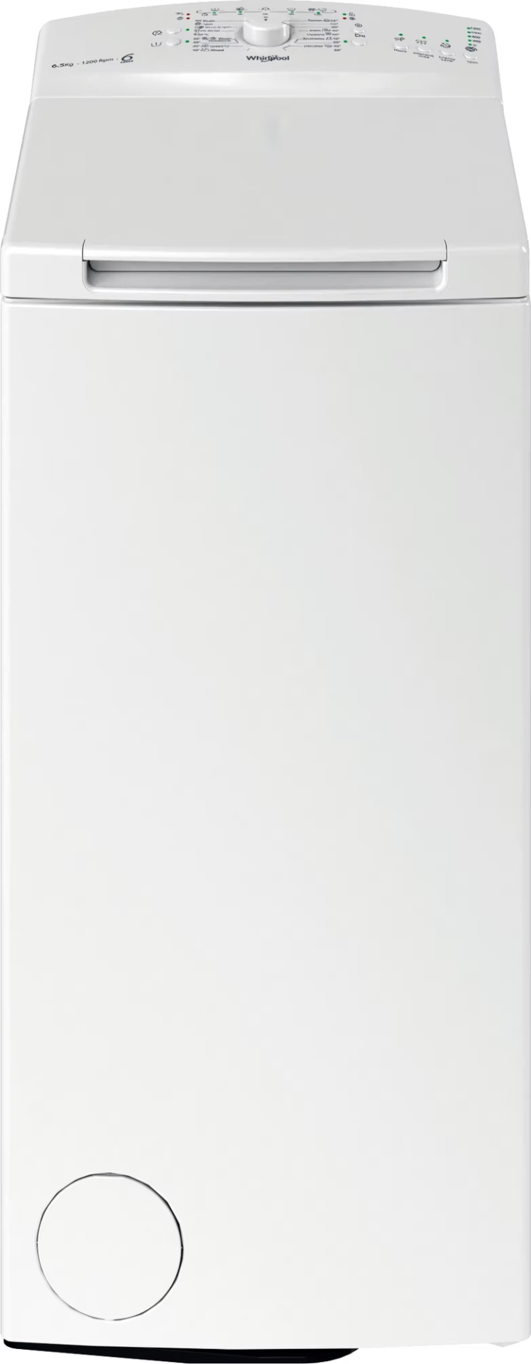 WHIRLPOOL Wasmachine 6.5 kg - TDLR65230LBE