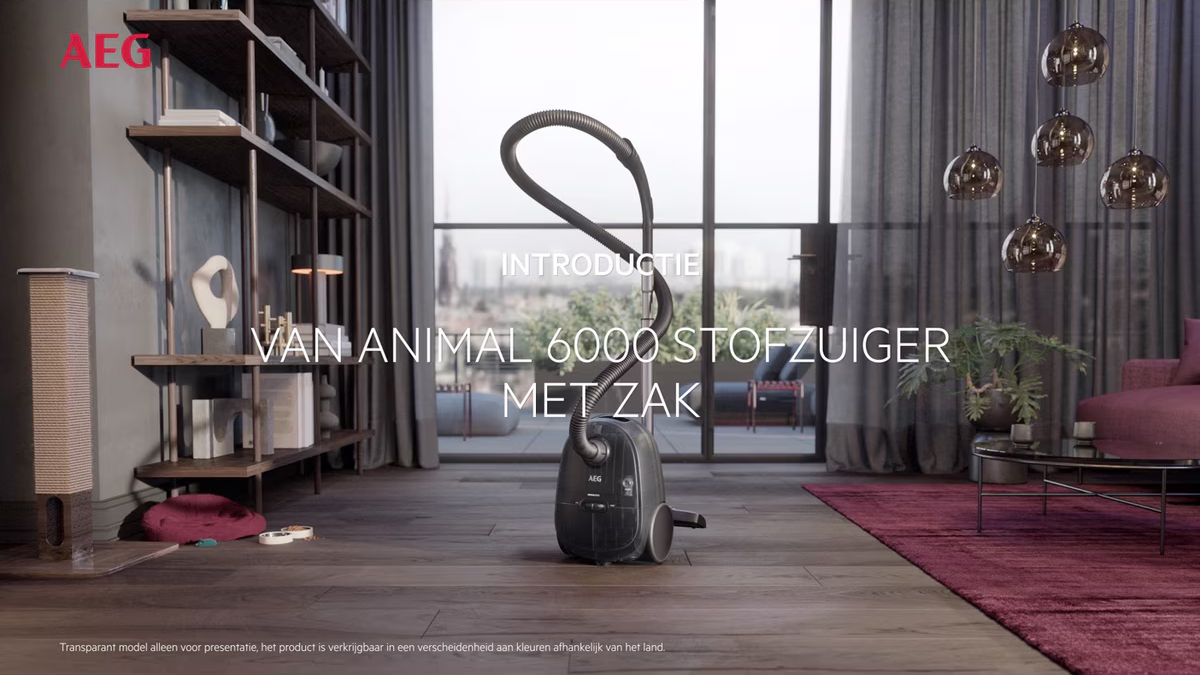 AEG ANIMAL 6000 stofzuiger met zak - AB61A5UGT
