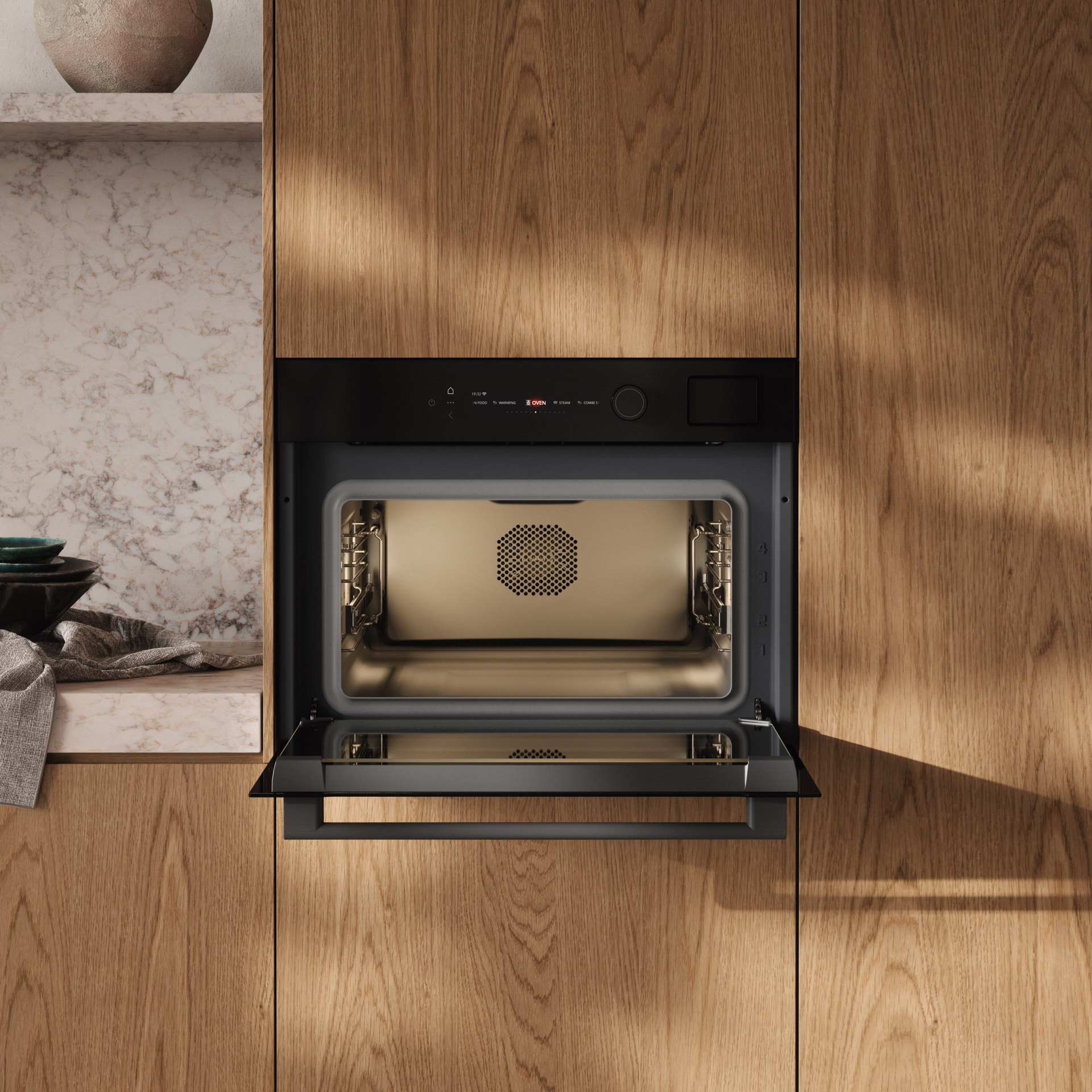 ATAG multifunctionele oven met stoom - 45cm - CS8471D