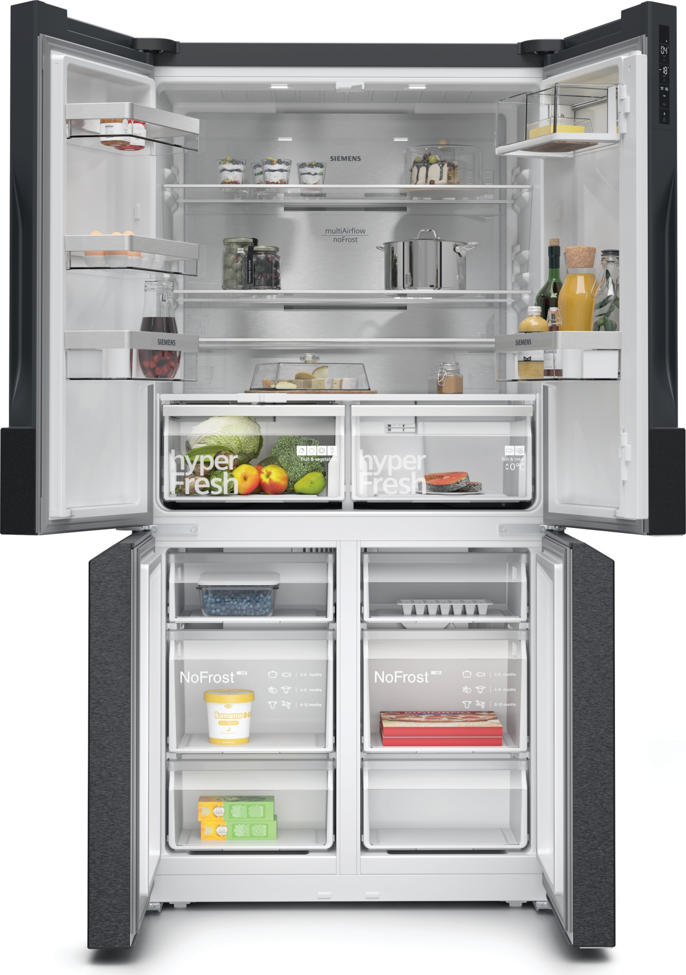 SIEMENS IQ300 side-by-side - 183cm - KF96NAXEA