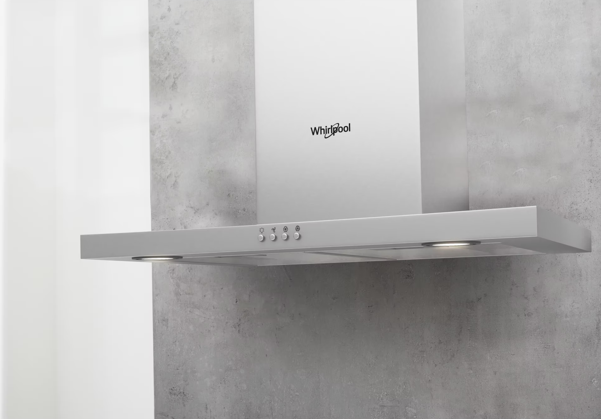 WHIRLPOOL wandschouwdampkap - 60cm - AKR5583IX