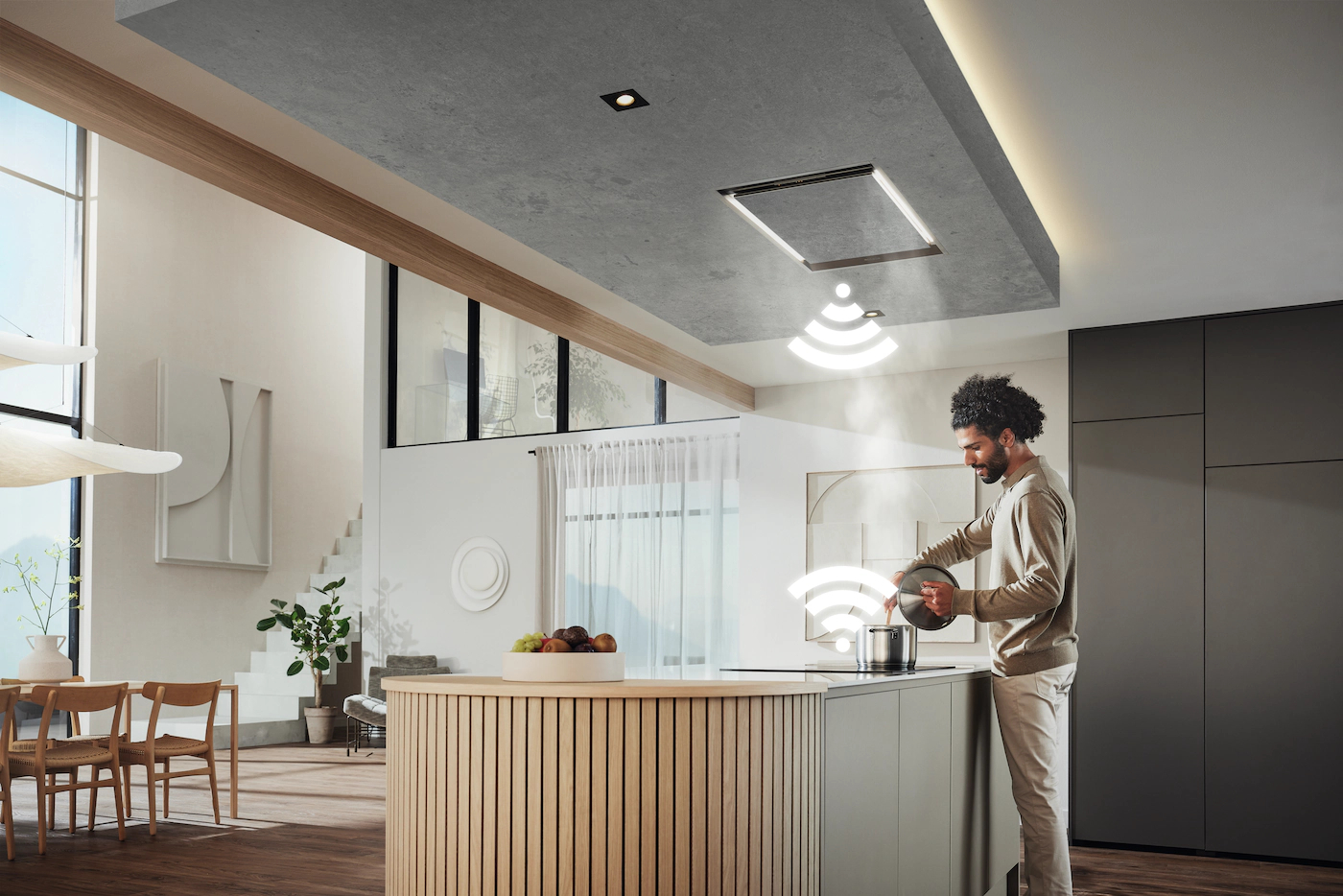 MIELE plafonddampkap - 88cm - DAC4940EDST