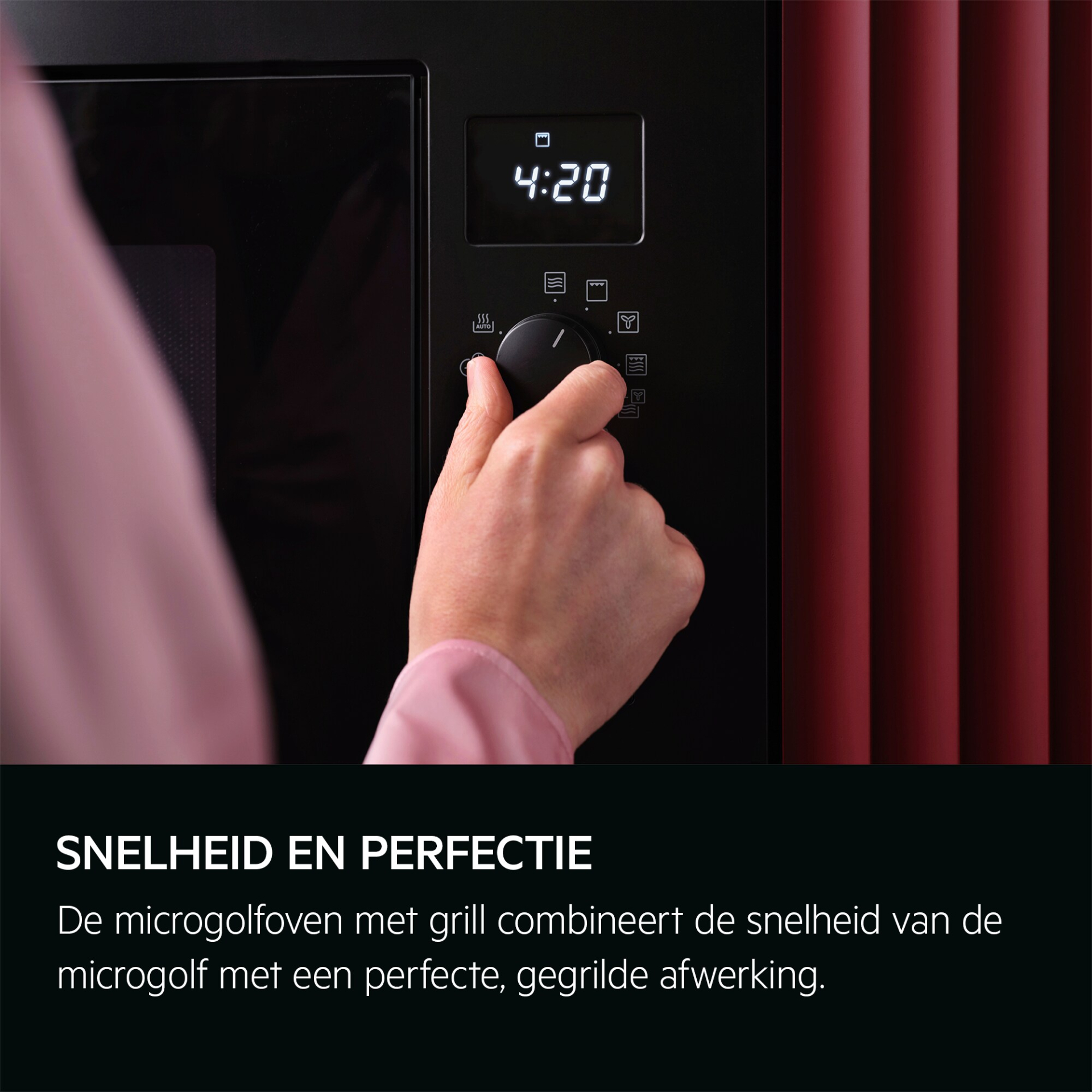 AEG 5000 microgolfoven met grill - 38cm - OS5MG20EB