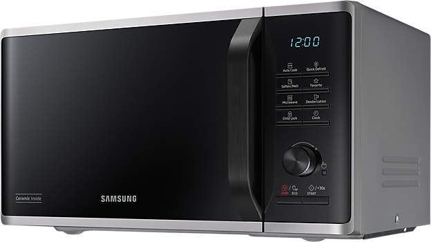 SAMSUNG vrijstaande microgolfoven - 28cm - MS23B3515AS