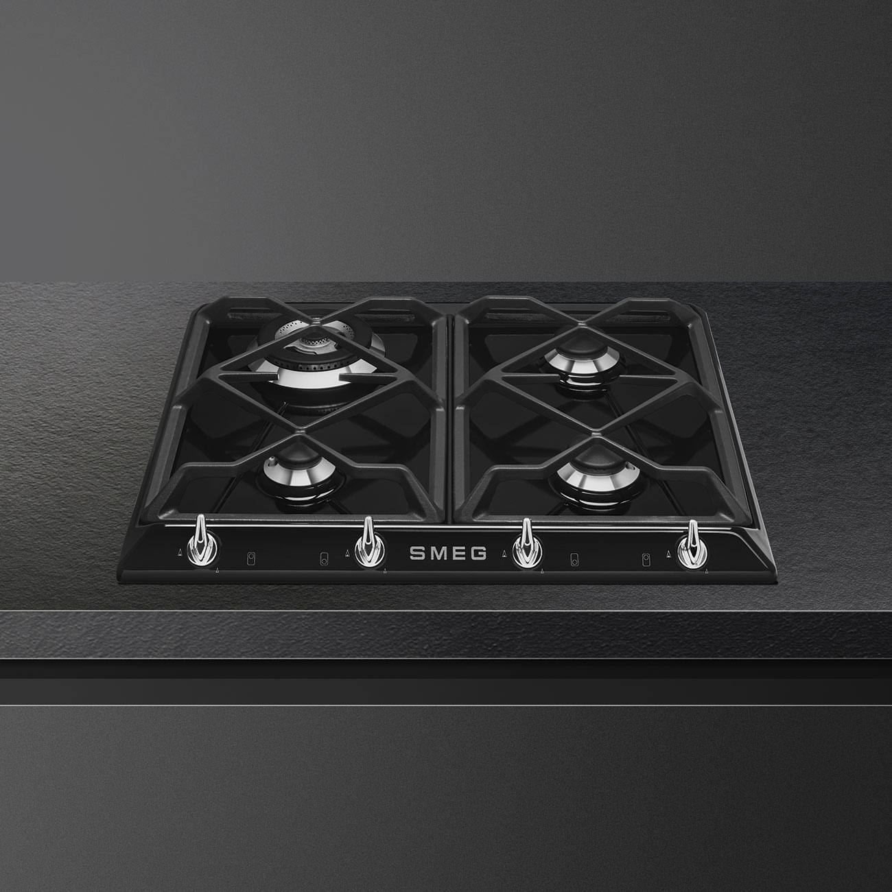 SMEG gaskookplaat - 60cm - SR964NGH