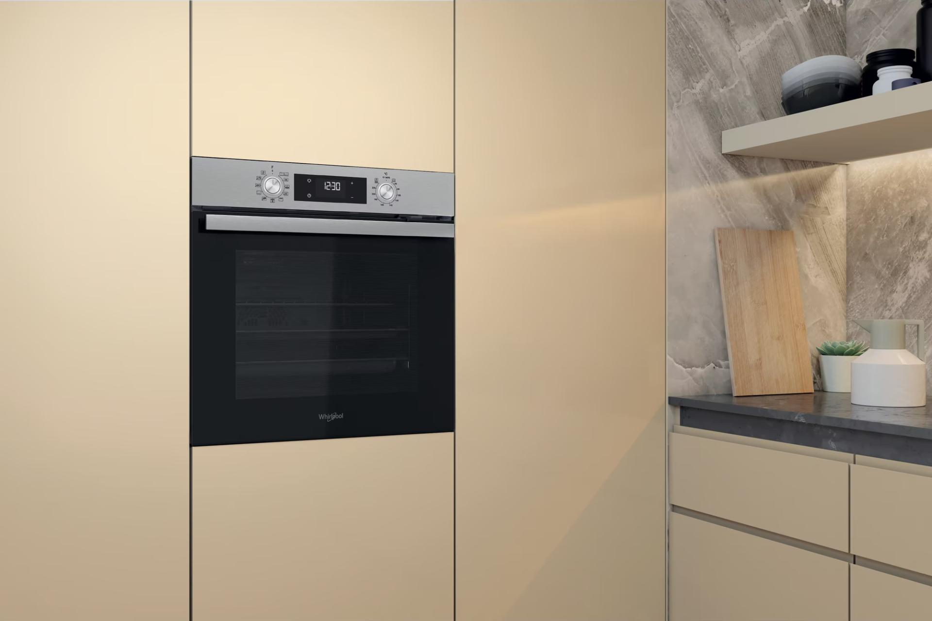 WHIRLPOOL NEW ACTUAL multifunctionele oven - 60cm - OMR58HU1X