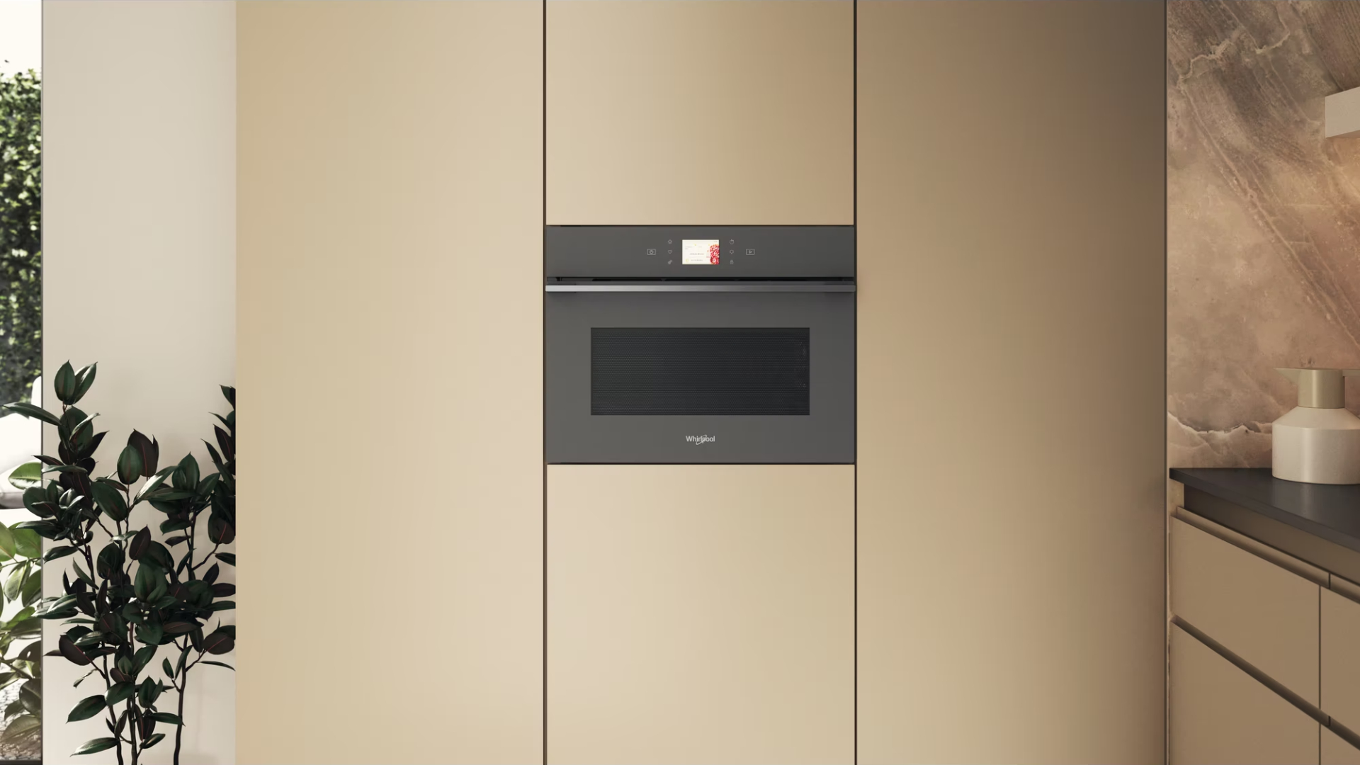 WHIRLPOOL multifunctionele oven met microgolfoven - 45cm - WCW11O7FHTSSM