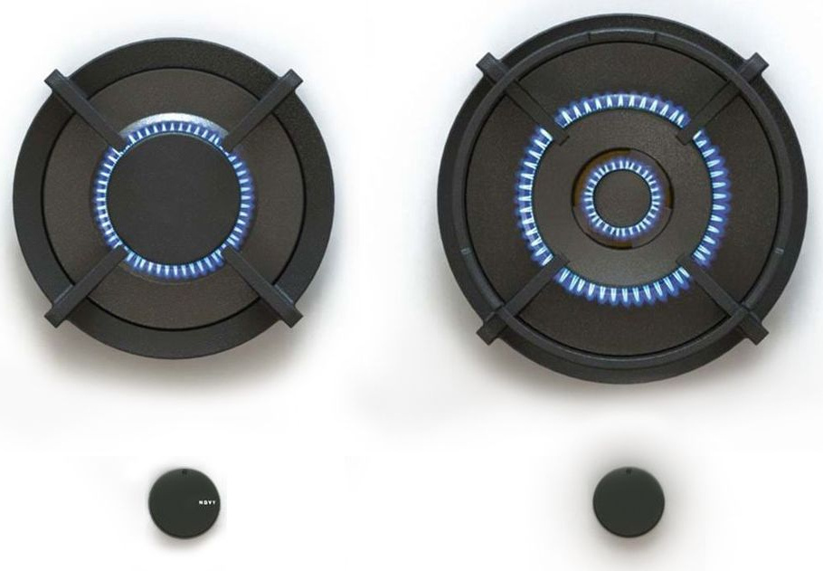 NOVY gaskookplaat - domino - 56052