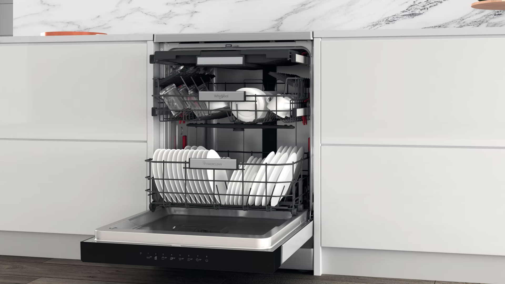 WHIRLPOOL vrijstaande vaatwasser - WH7FA14BN7A0X