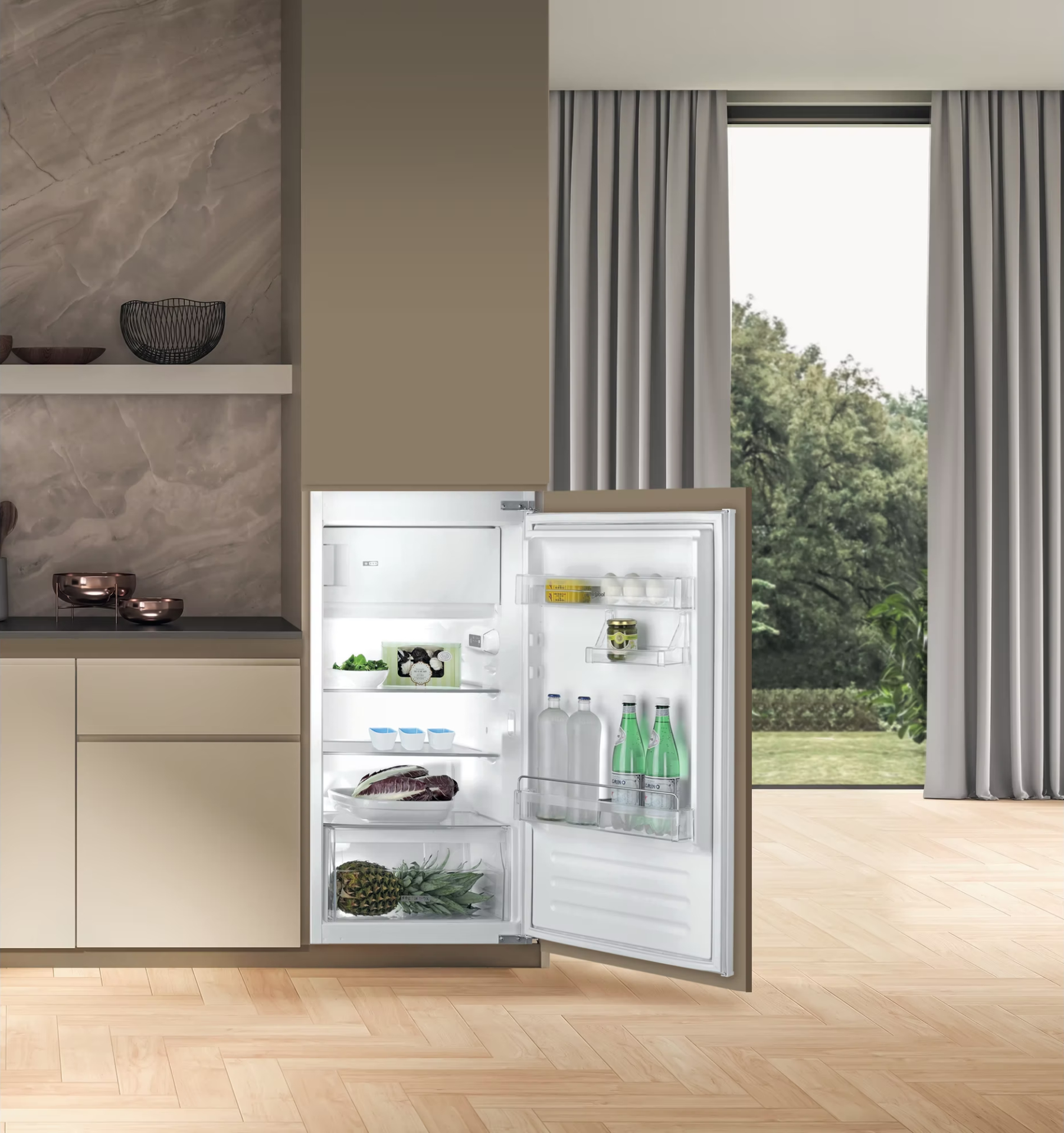 WHIRLPOOL koelkast met vriesvak  - 102cm - ARG104702