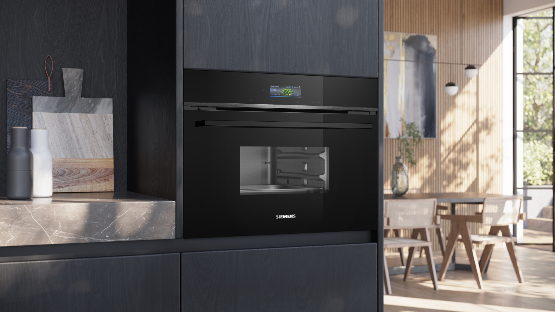 SIEMENS IQ700 stoomoven - 45cm - CD714GXB1