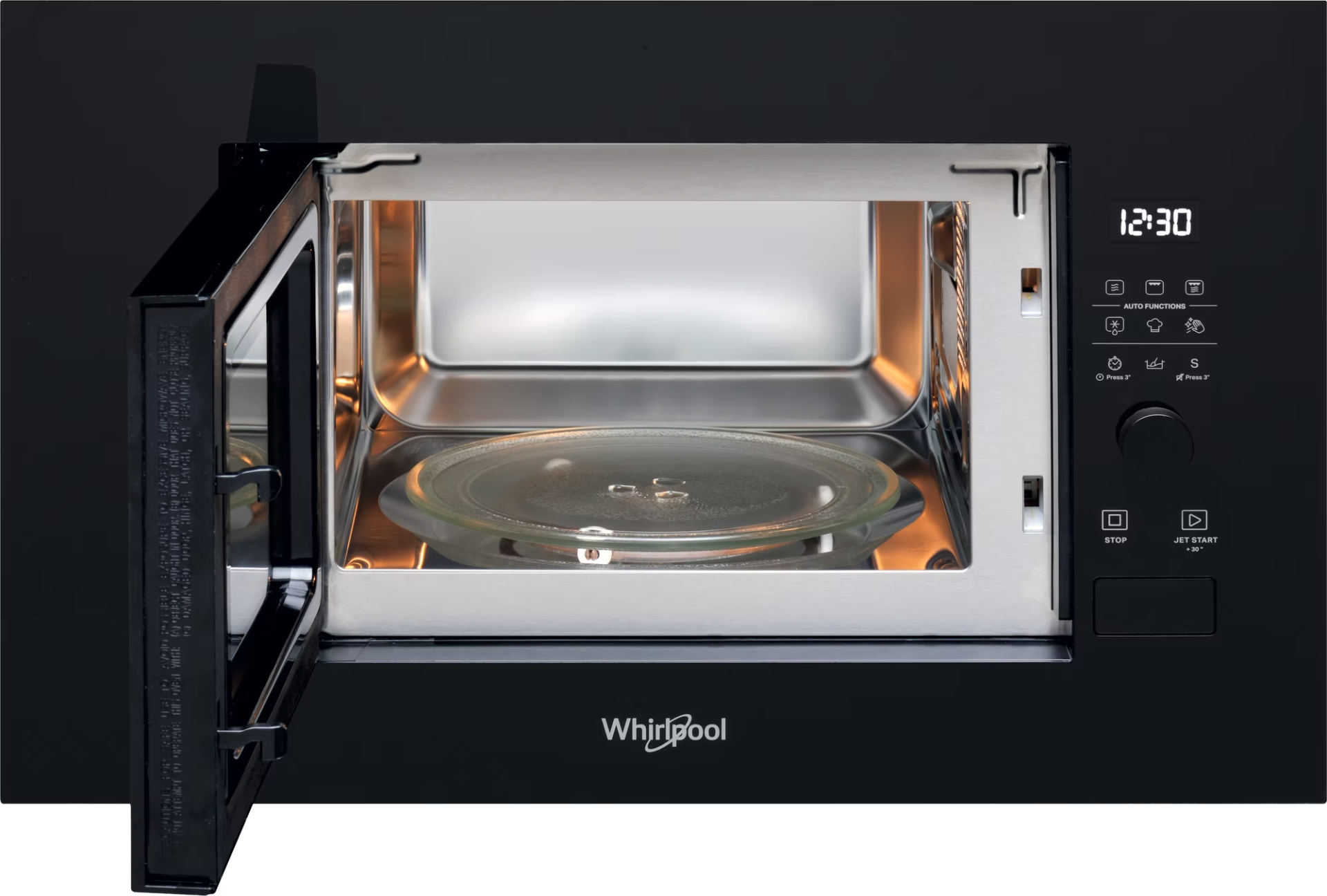 WHIRLPOOL microgolfoven met grill - 39cm - WMF200GNB