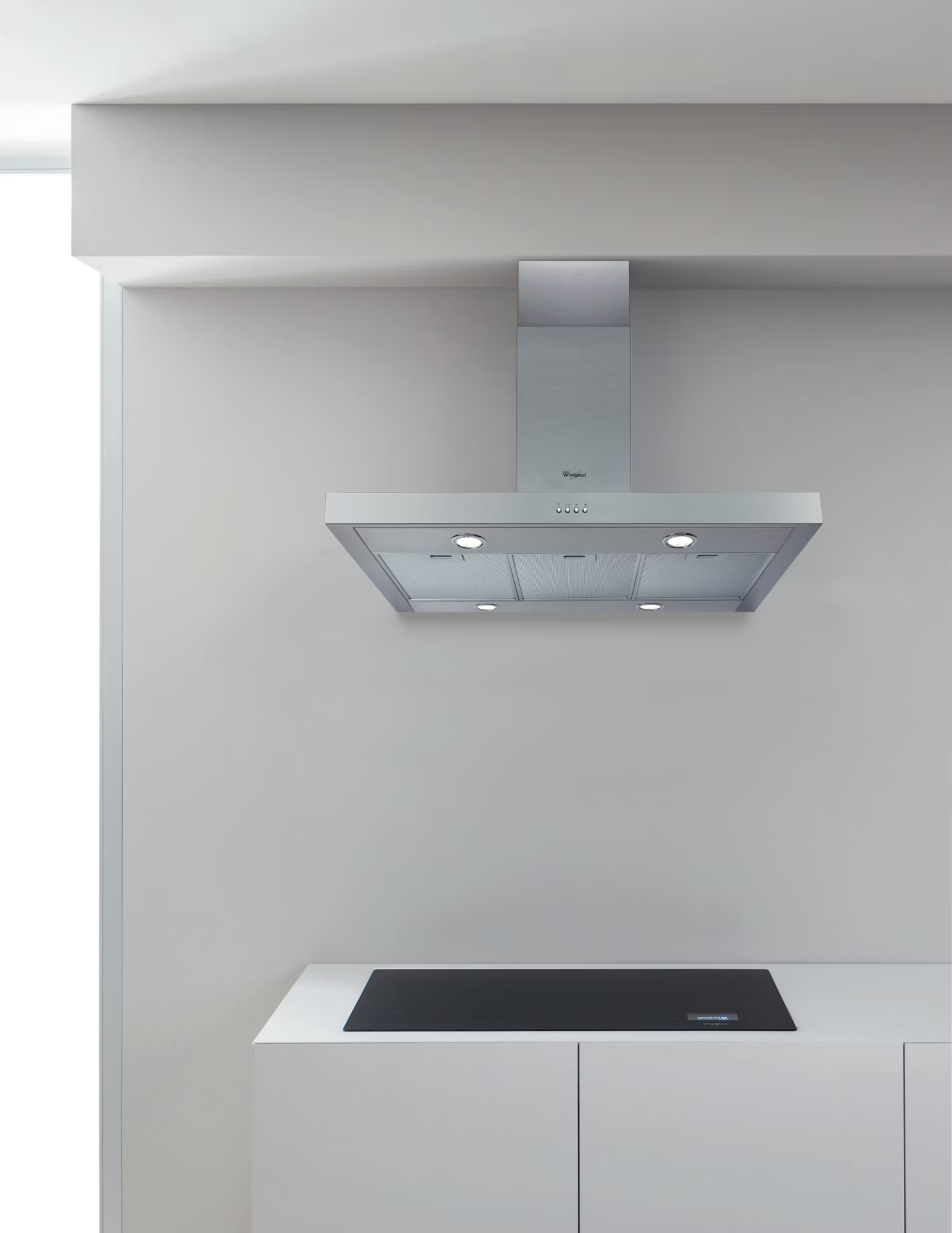 WHIRLPOOL eilanddampkap - 90cm - WIB93LMX