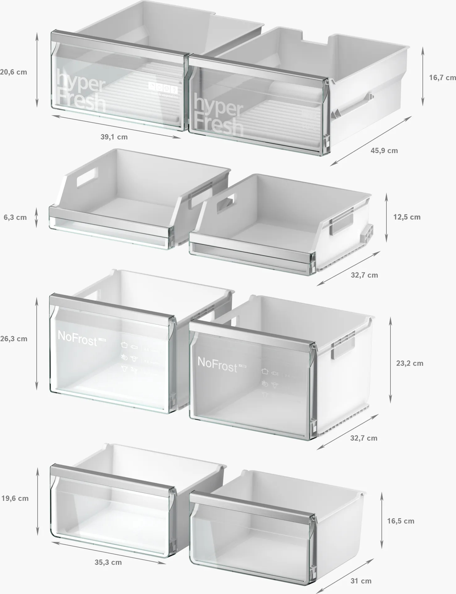 SIEMENS IQ700 side-by-side - 183cm - KF96DPXEA