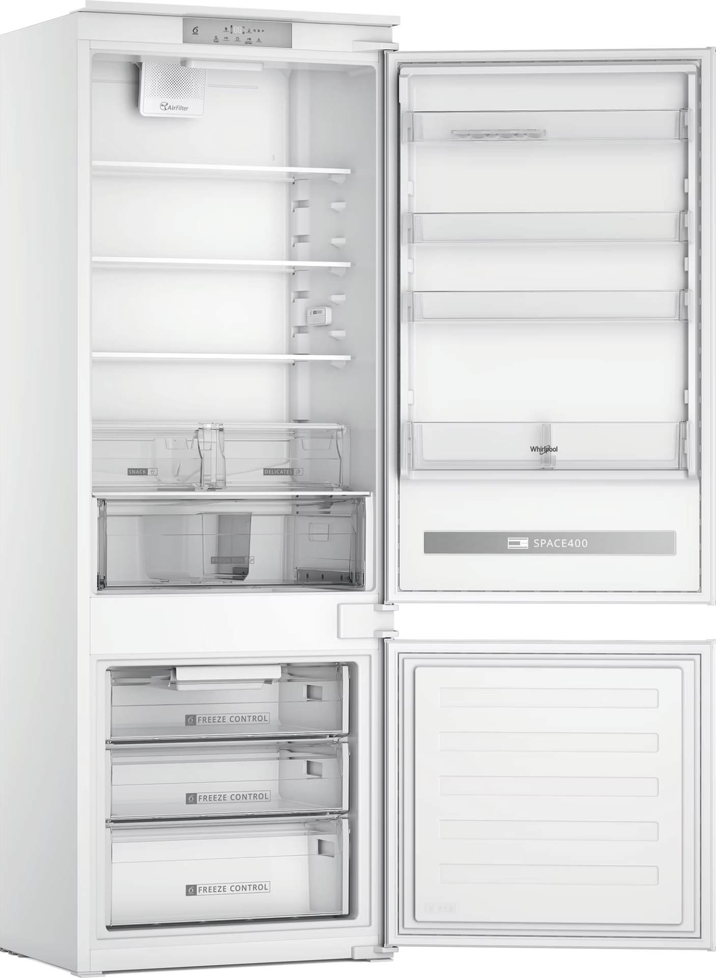 WHIRLPOOL koel-/vriescombinatie - 194cm - SP408102