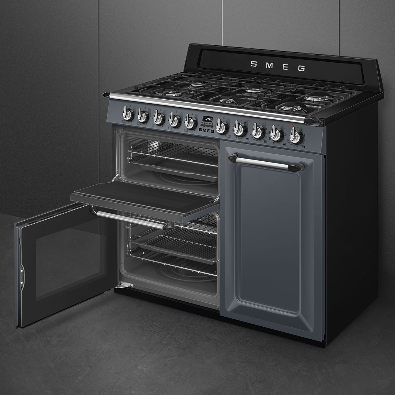 SMEG fornuis met gaskookplaat - 100cm - TR103GR