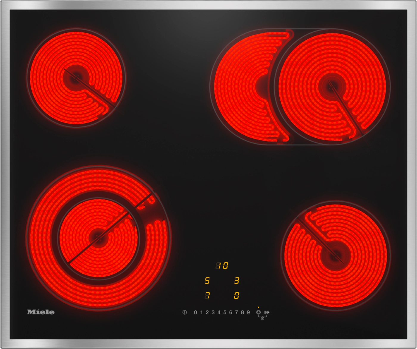 MIELE vitrokeramische kookplaat - 60cm - KM6521FR