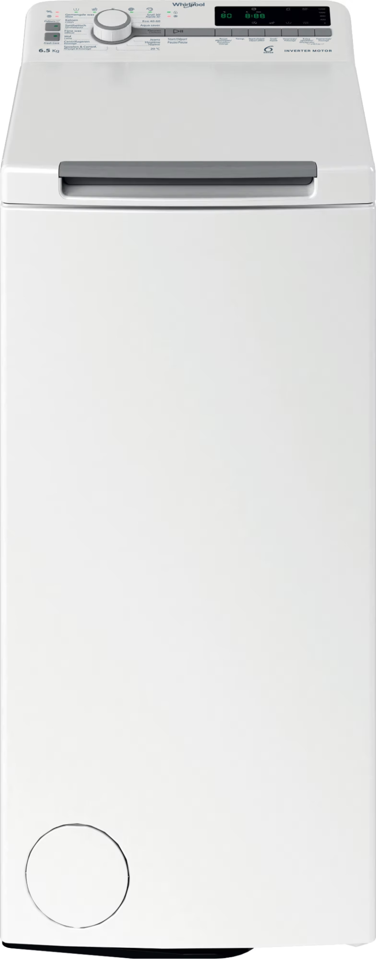 WHIRLPOOL Wasmachine 6.5 kg - TDLR65251BBE