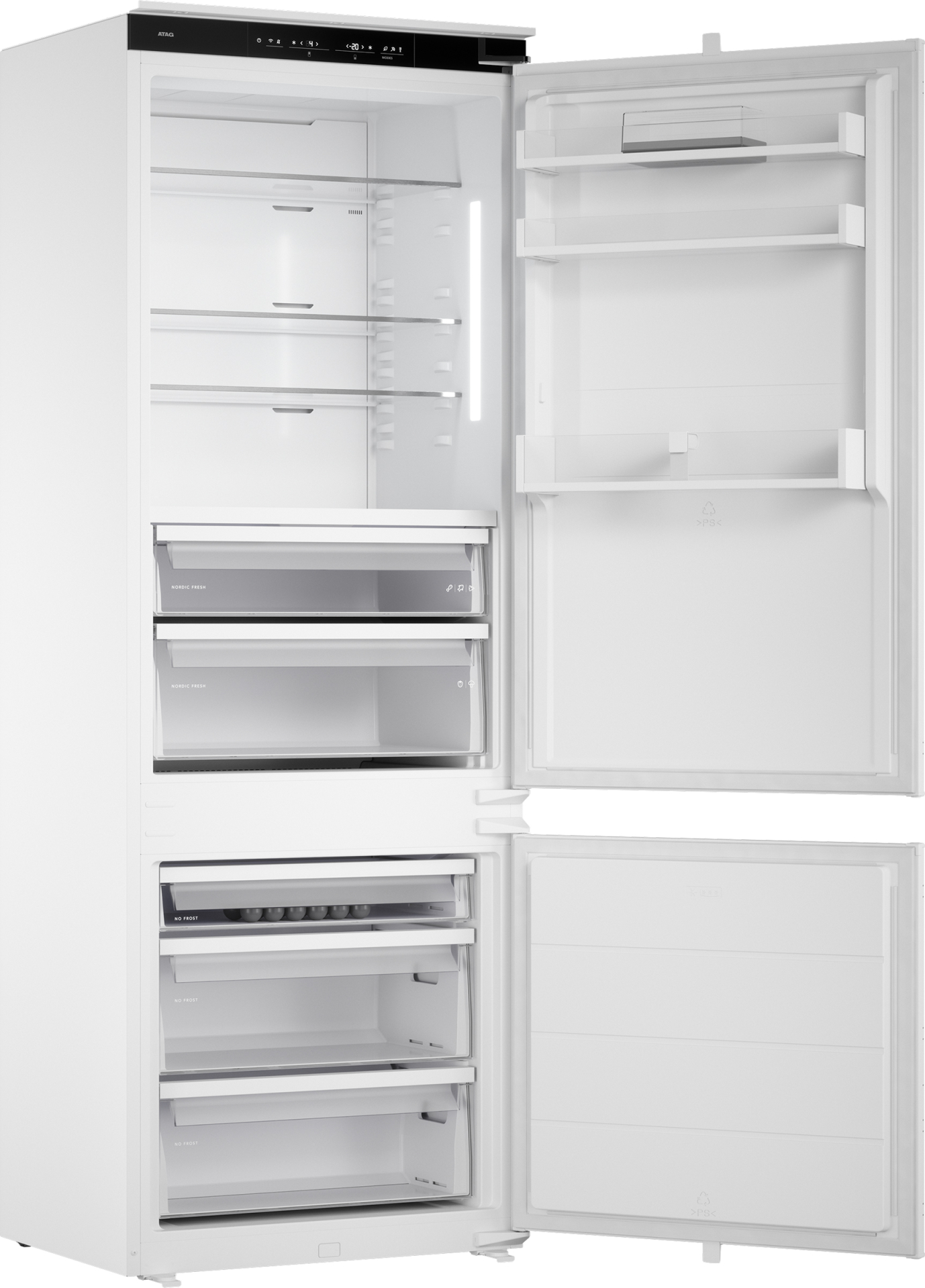 ATAG Inbouw koel-vriescombinatie - KSC8194NDXL