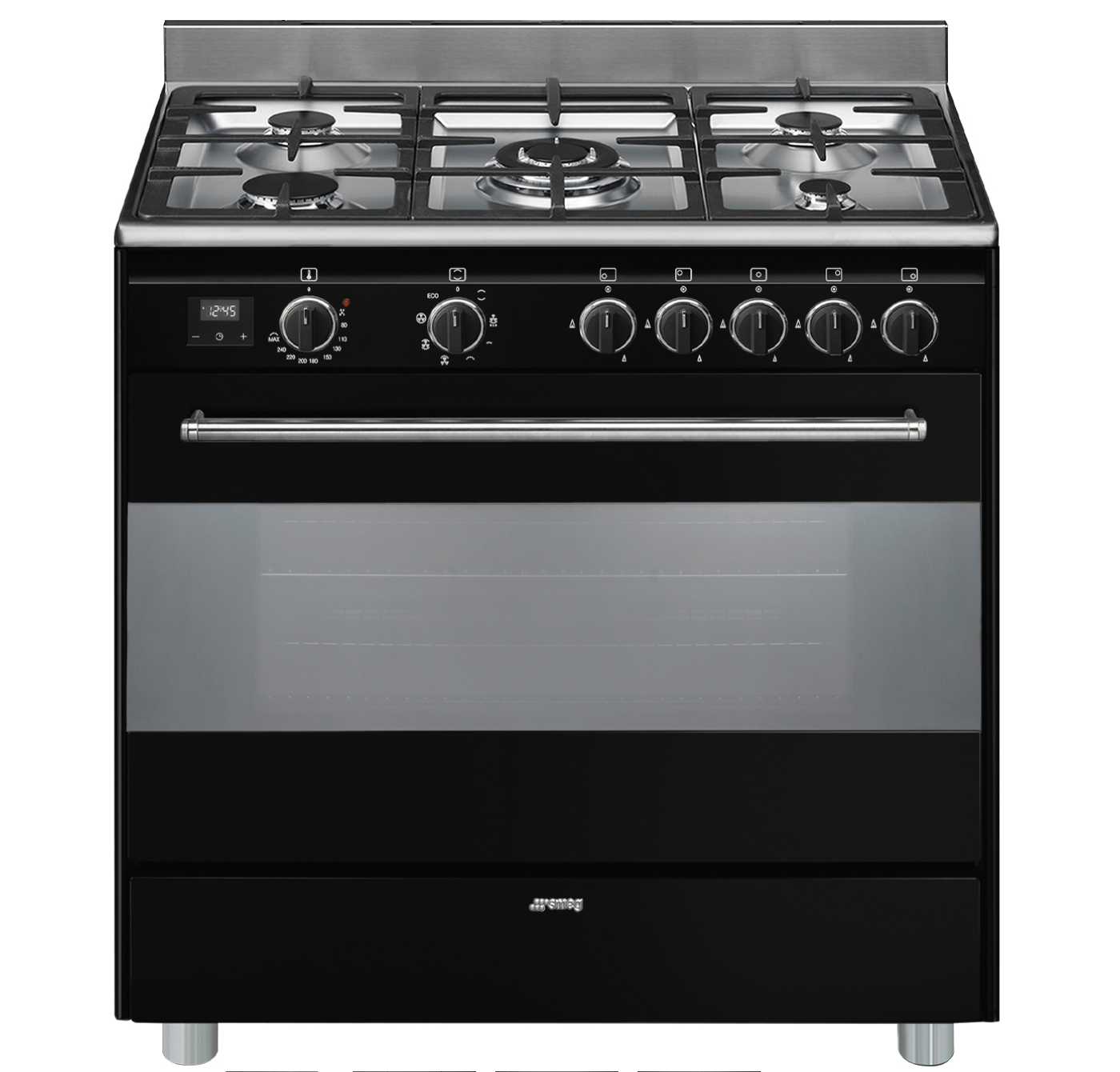 SMEG BG91N2 fornuis met gaskookplaat - 90cm