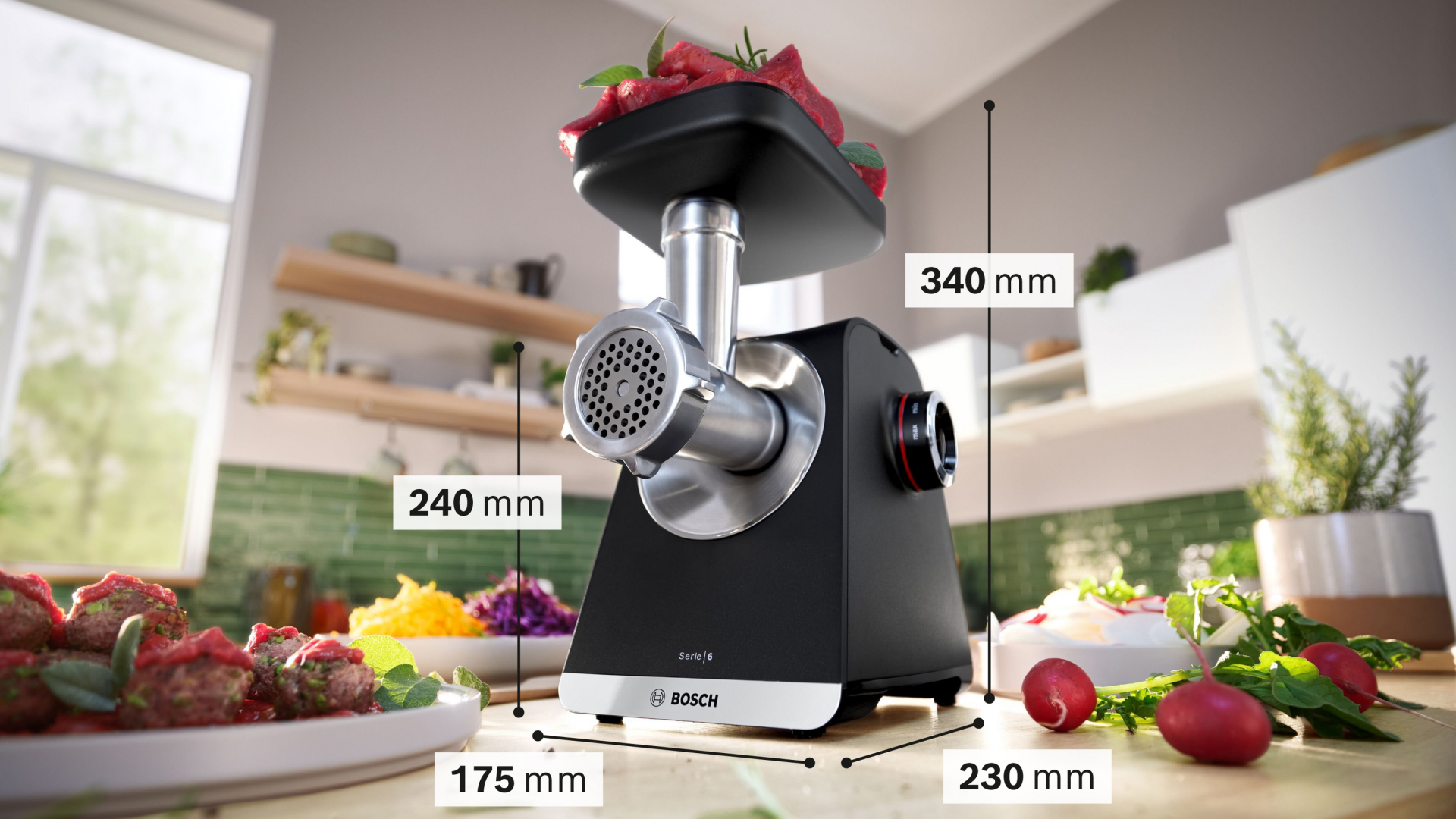 BOSCH SERIE 6 vleesmolen - MFWS660B