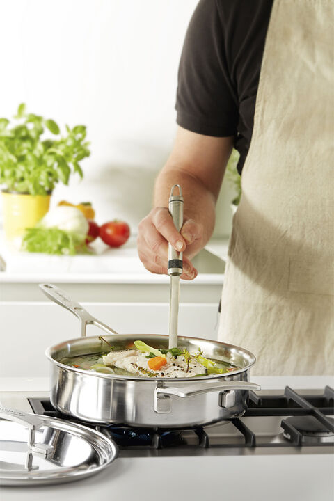 DEMEYERE sauteerpan met deksel - 67424A+67524
