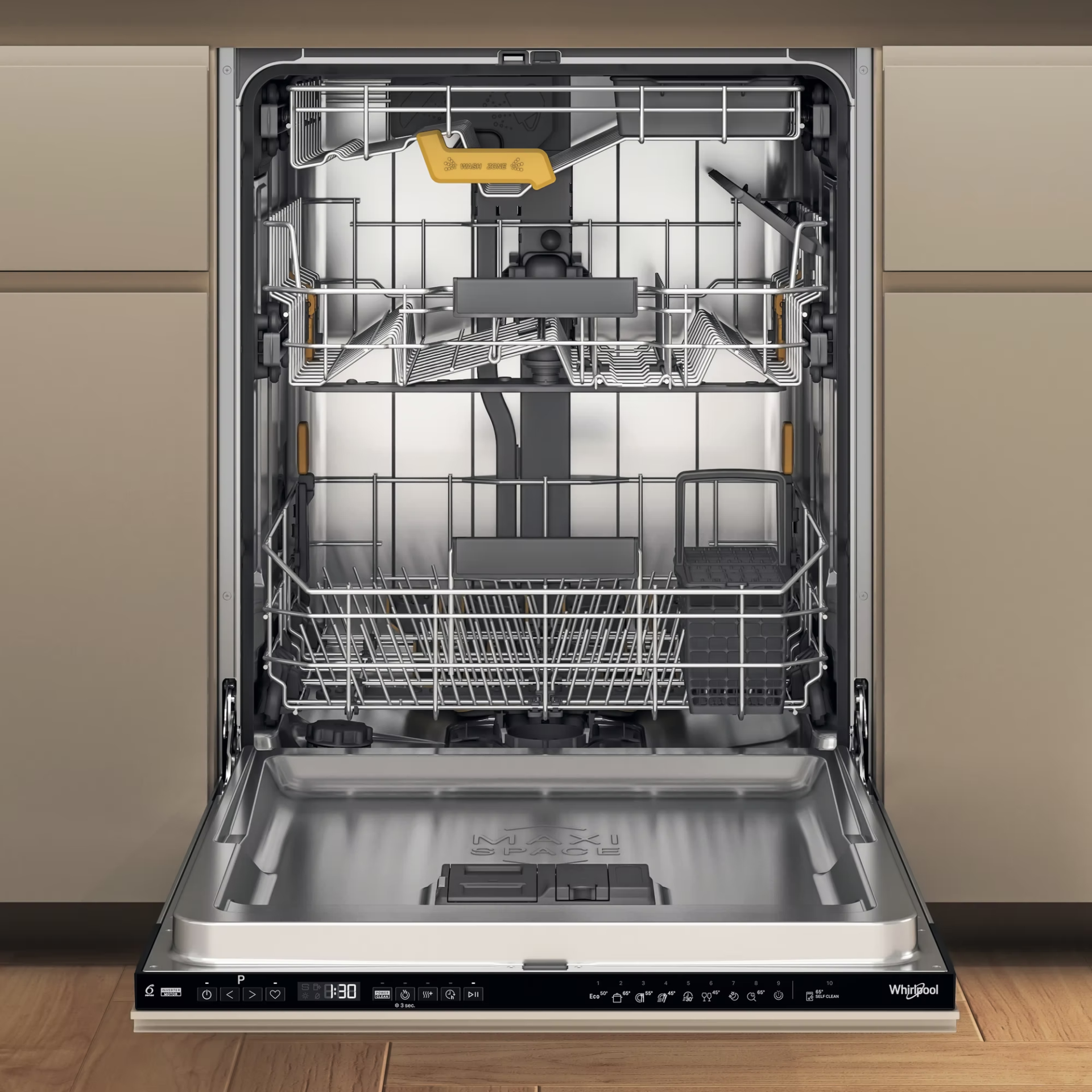 WHIRLPOOL vaatwasser volledig integreerbaar - WH8IPB14AM6L0