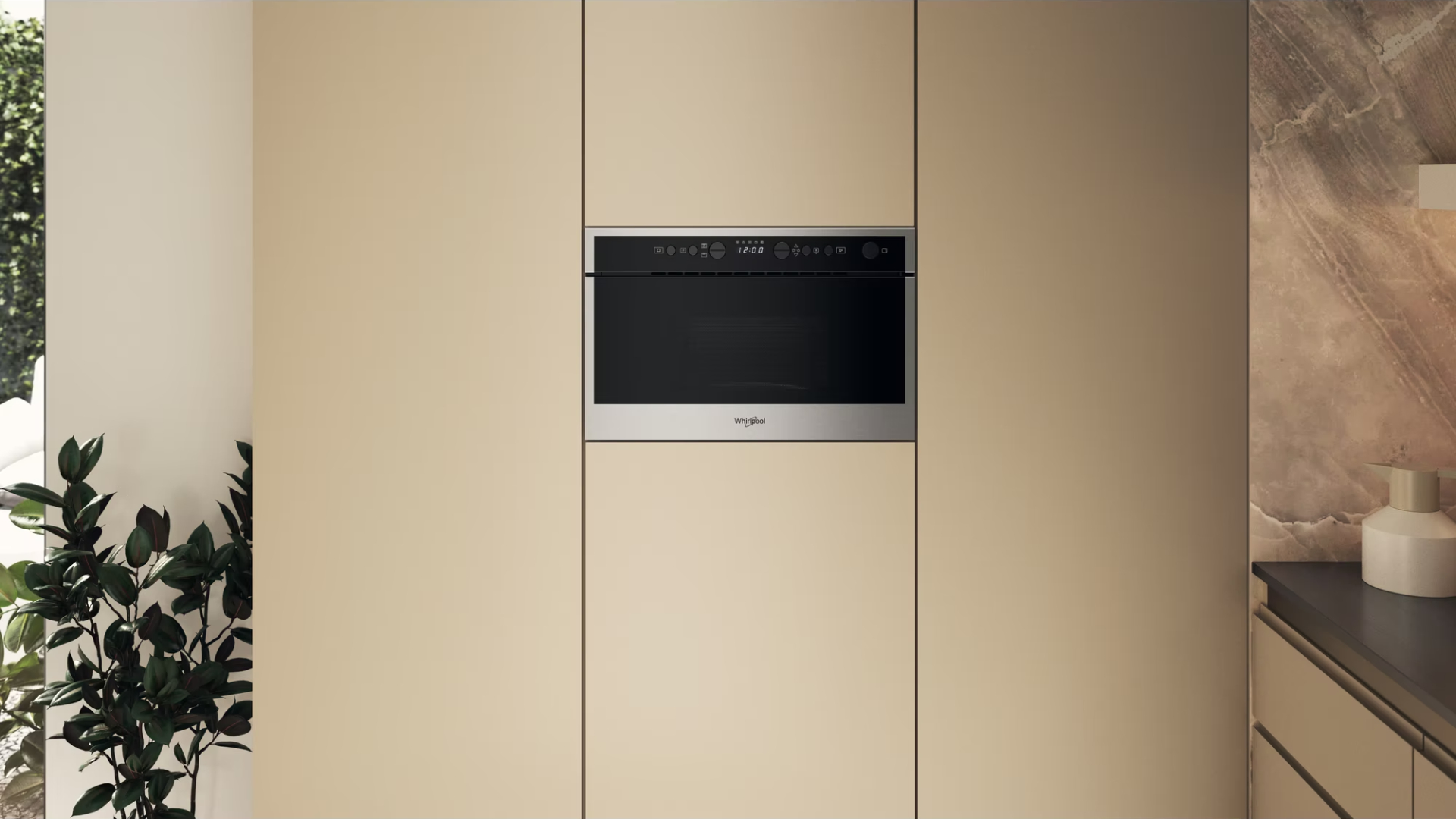 WHIRLPOOL microgolfoven met grill - 38cm - WMN464BX