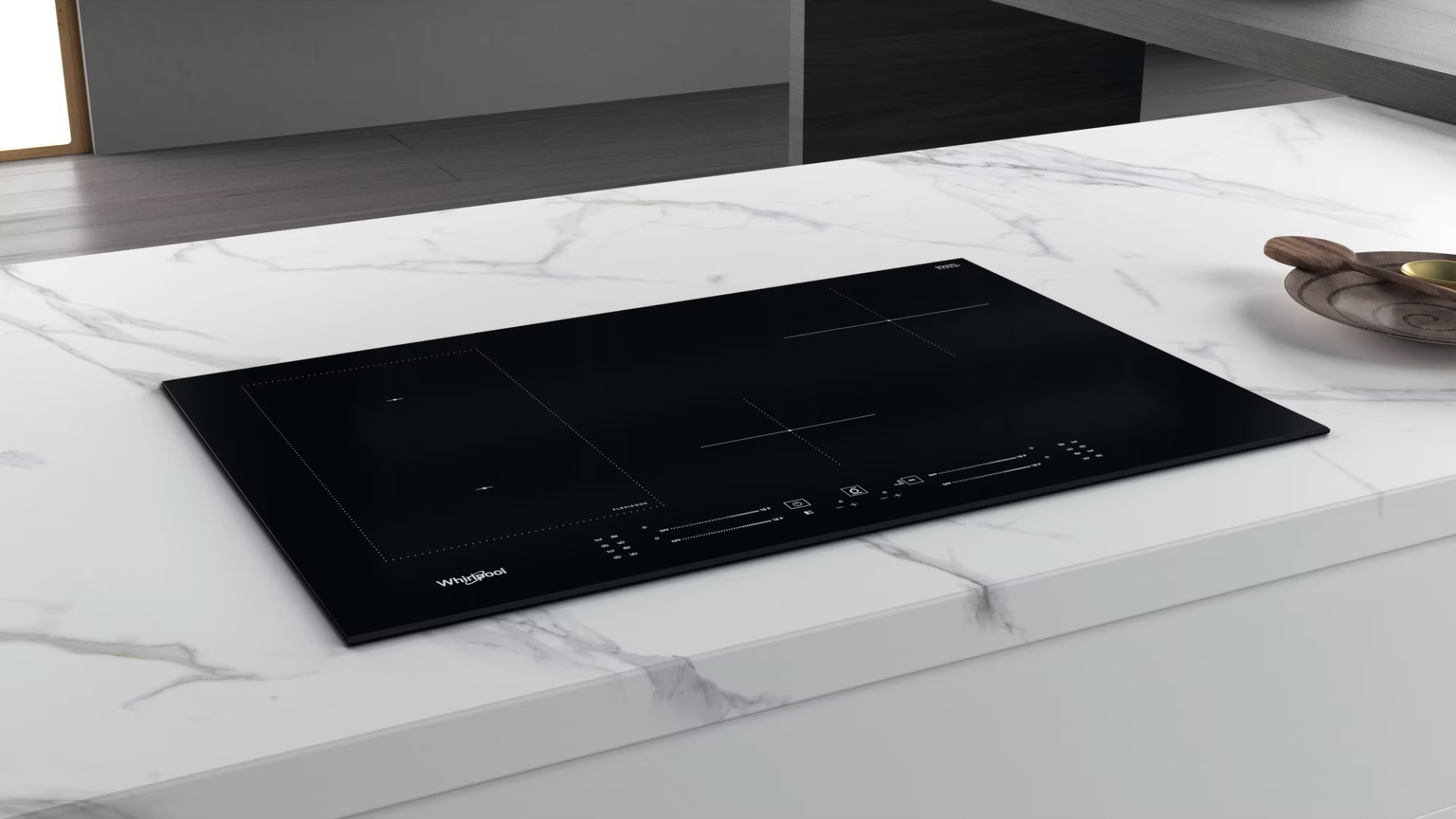 WHIRLPOOL inductiekookplaat - 77cm - WLS3377BF