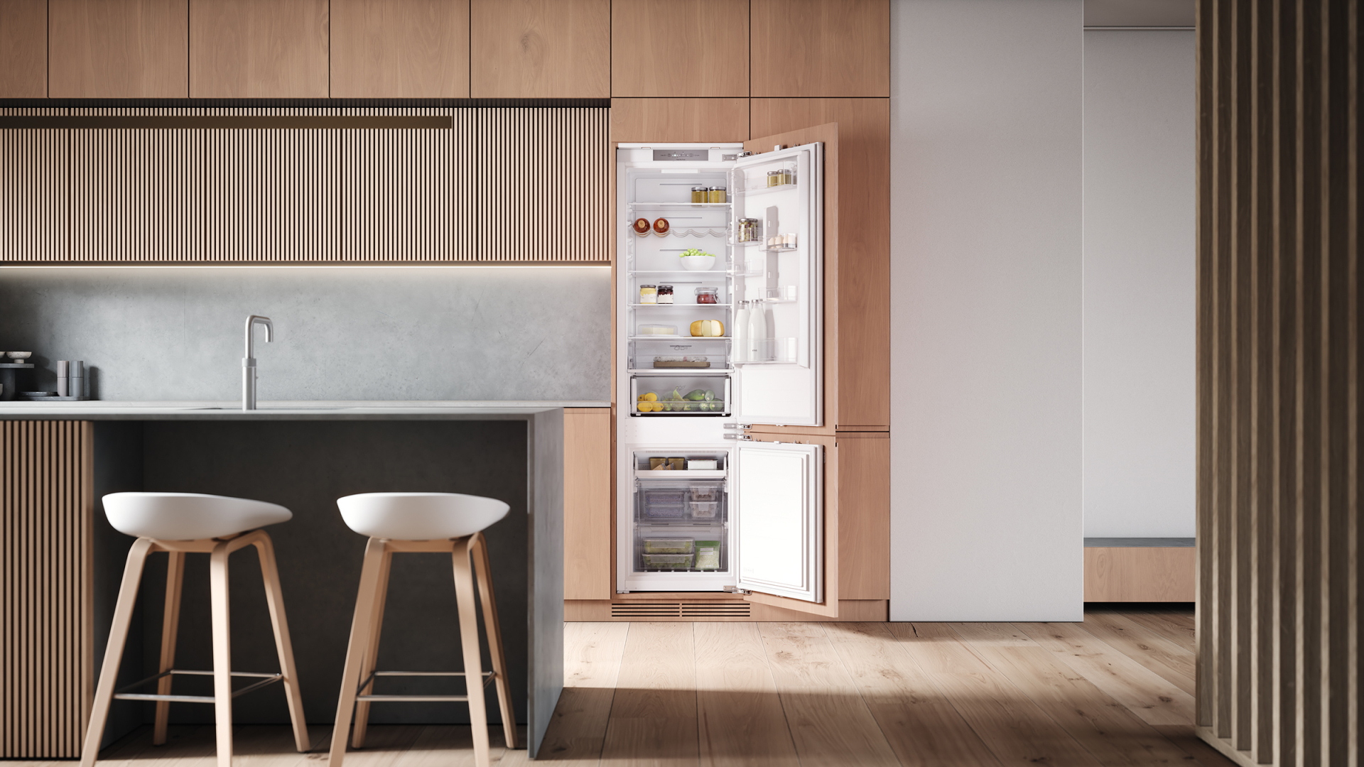ATAG koel-/vriescombinatie - 194cm - KD67194DN