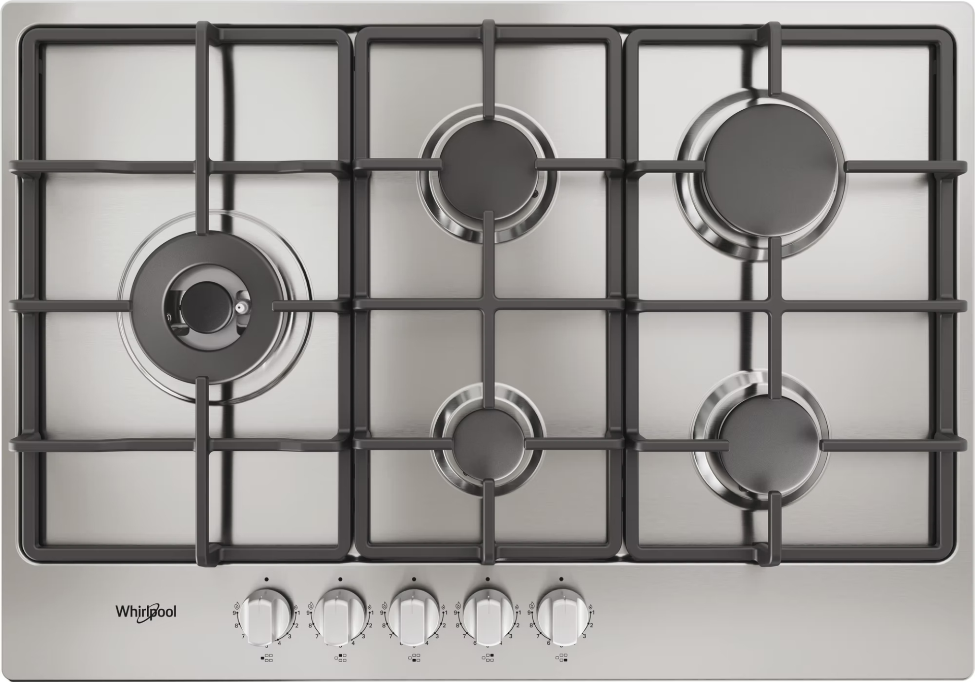 WHIRLPOOL gaskookplaat - 73cm - TGML761IXR