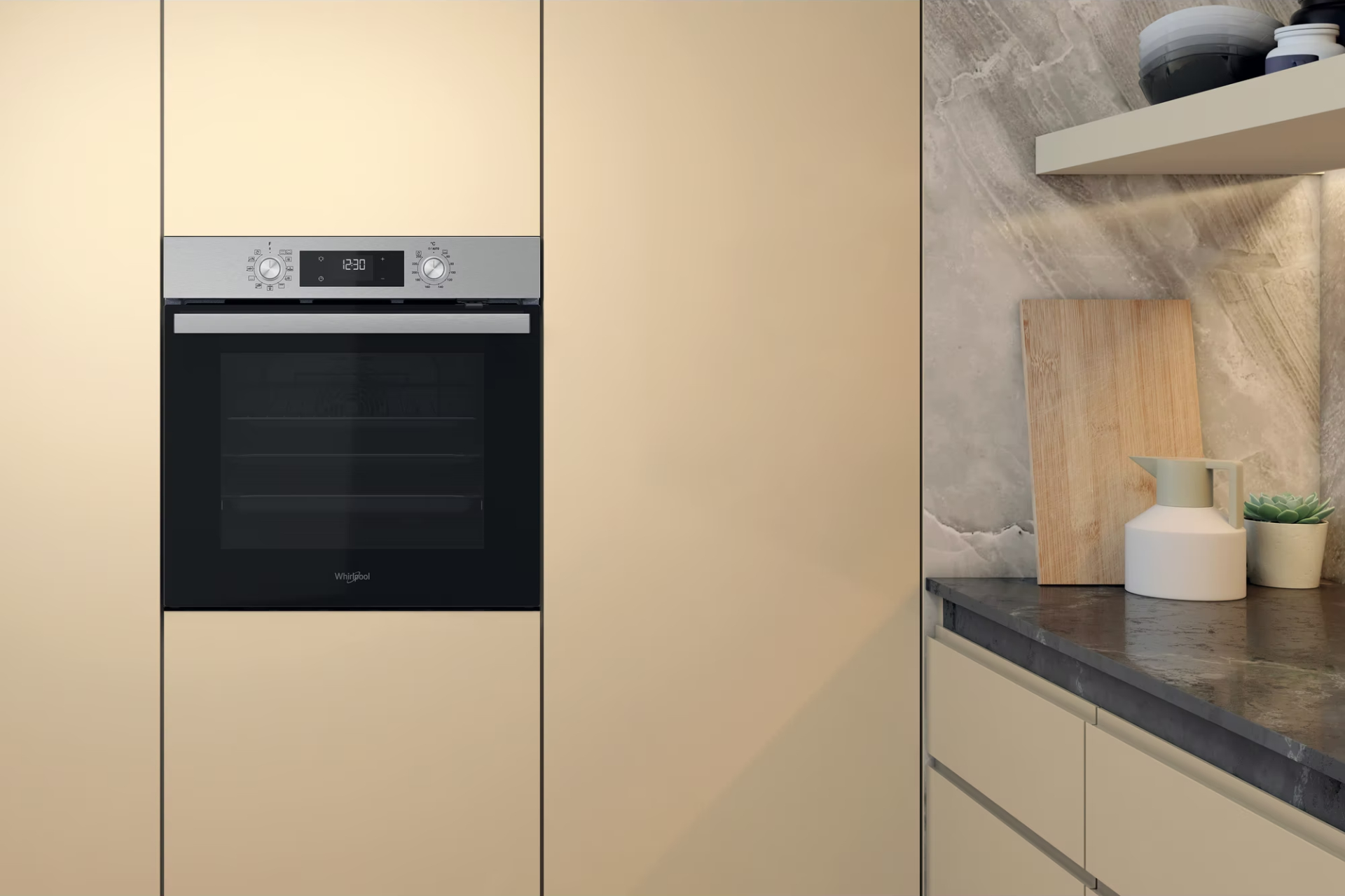 WHIRLPOOL NEW ACTUAL multifunctionele oven - 60cm - OMR58HU1X