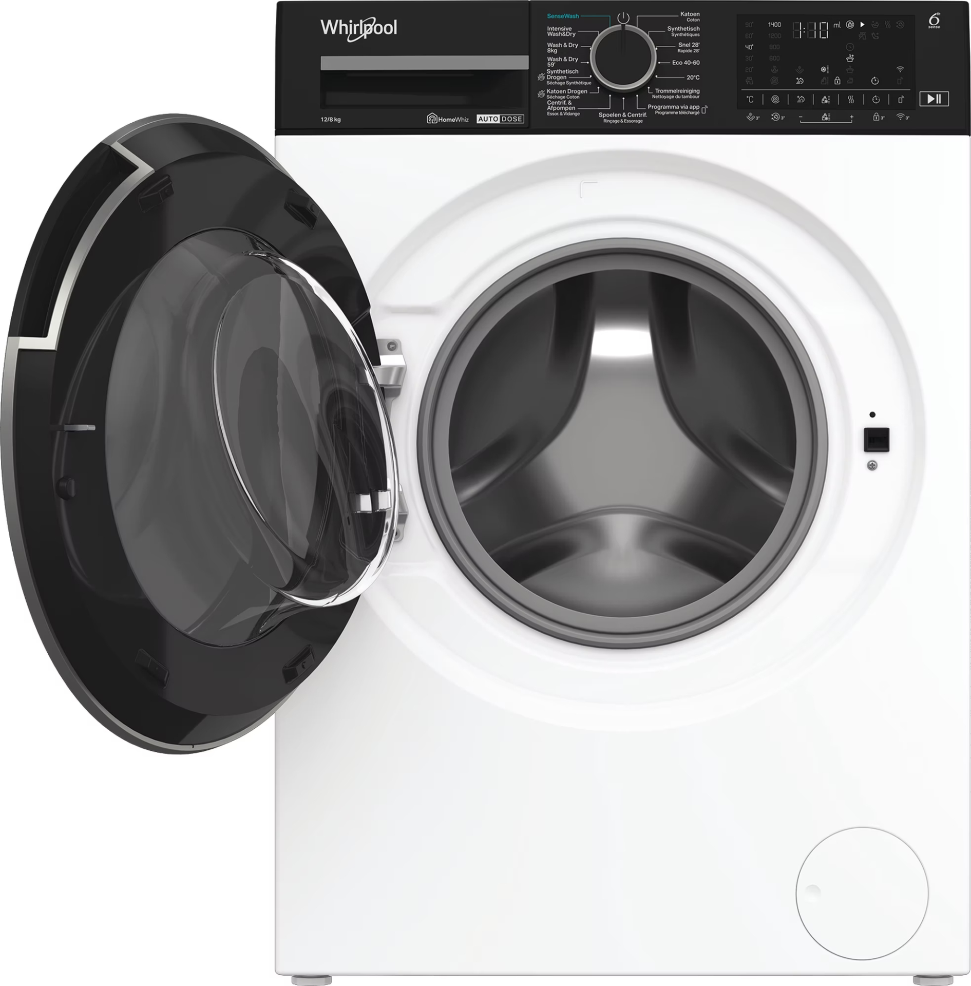 WHIRLPOOL was- droogcombinatie - WPD2836WADSBE