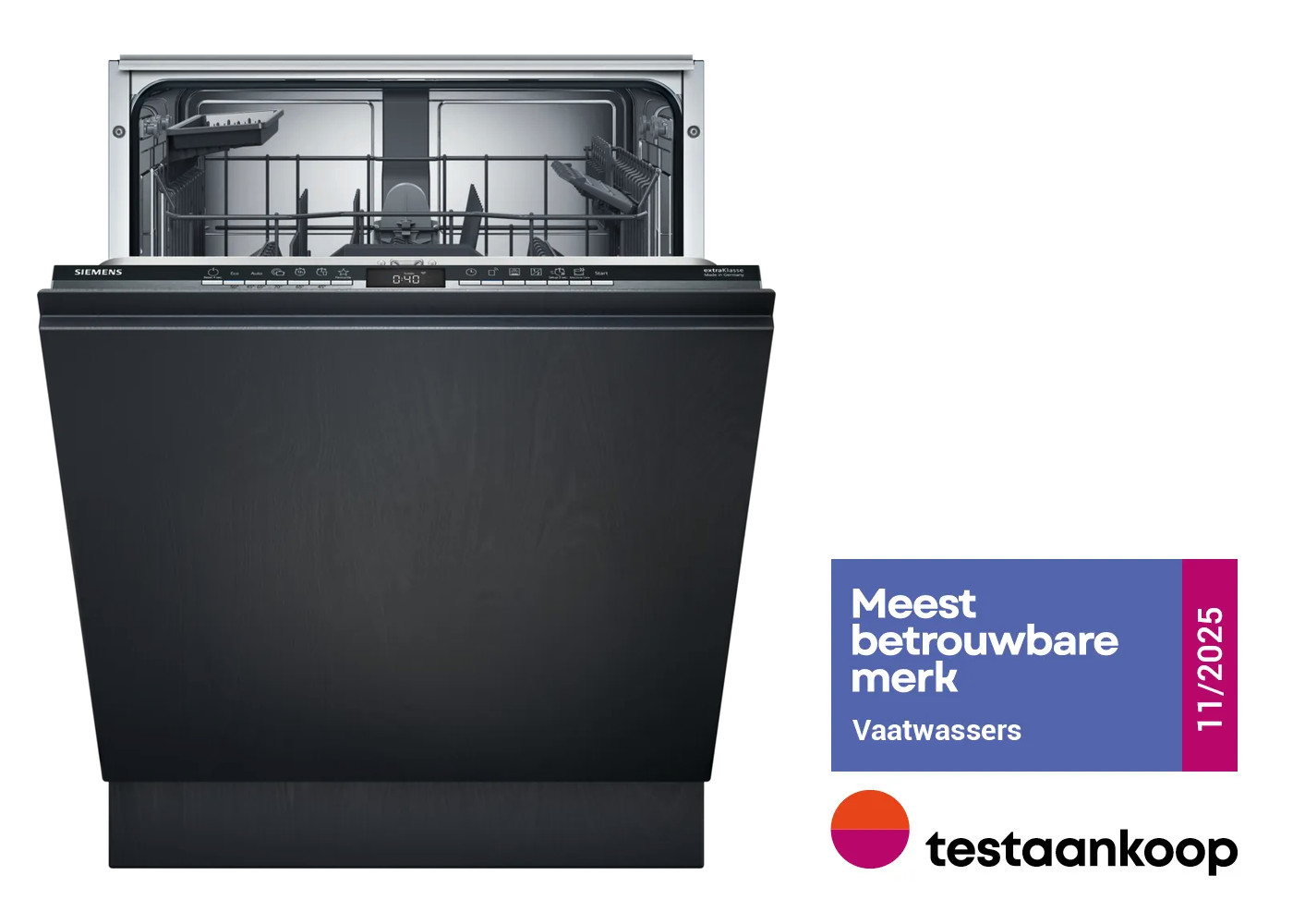 SIEMENS SN63EX20BE IQ300 vaatwasser volledig integreerbaar