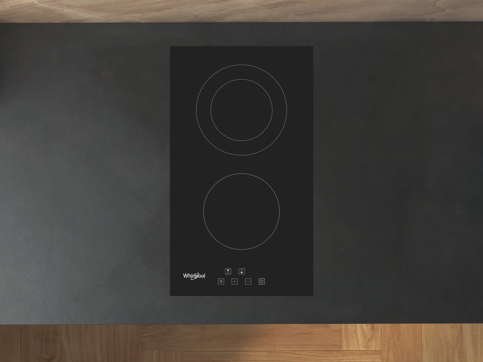 WHIRLPOOL vitrokeramische kookplaat - domino - WRD6030B