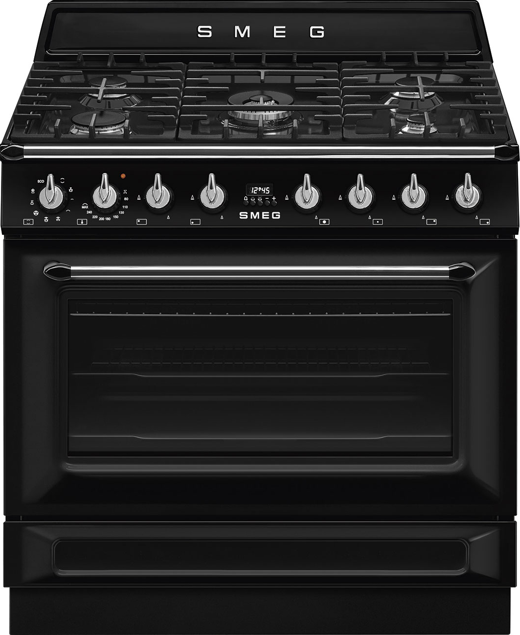 SMEG fornuis met gaskookplaat - 90cm - TR90GMBL