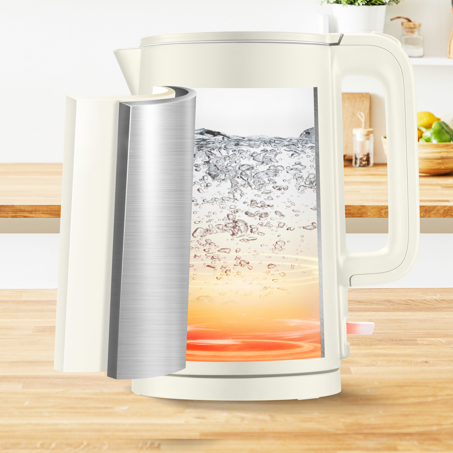 TEFAL Waterkoker wit - KO140AE0