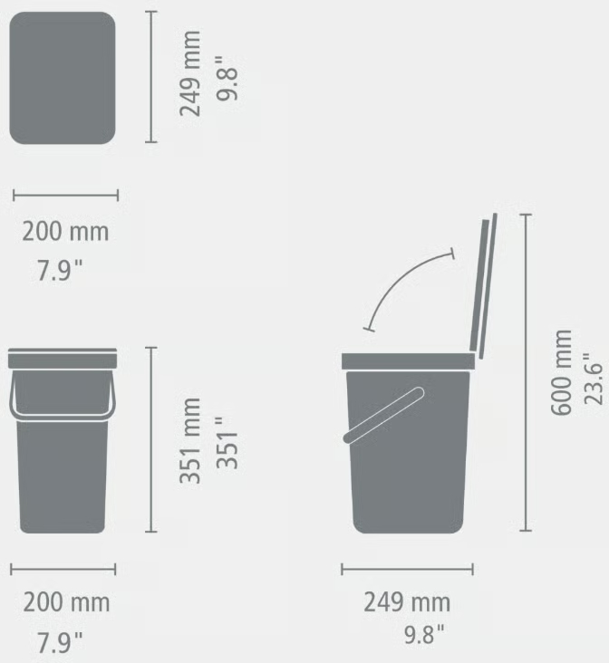 BRABANTIA afvalemmer - 255465