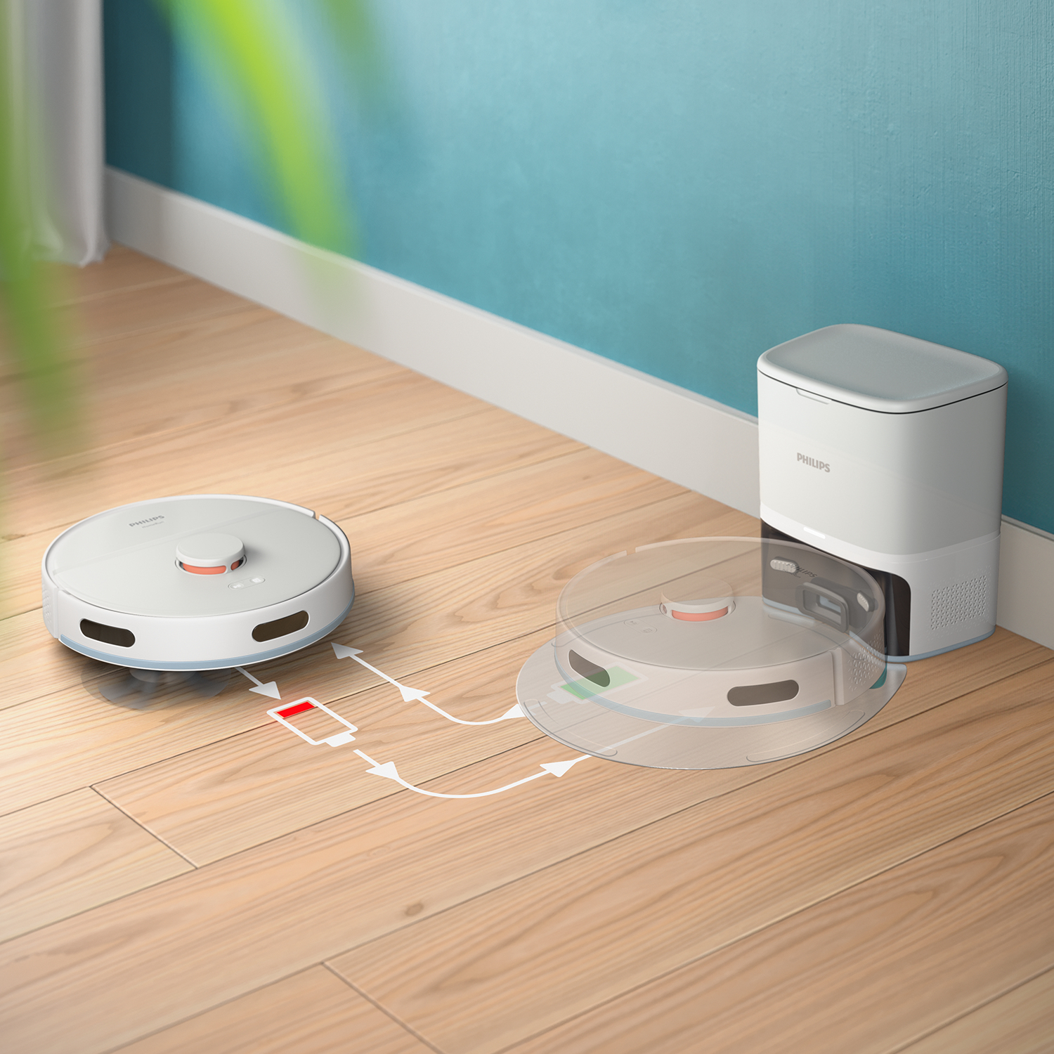 PHILIPS robotstofzuiger - PDXU2100/25