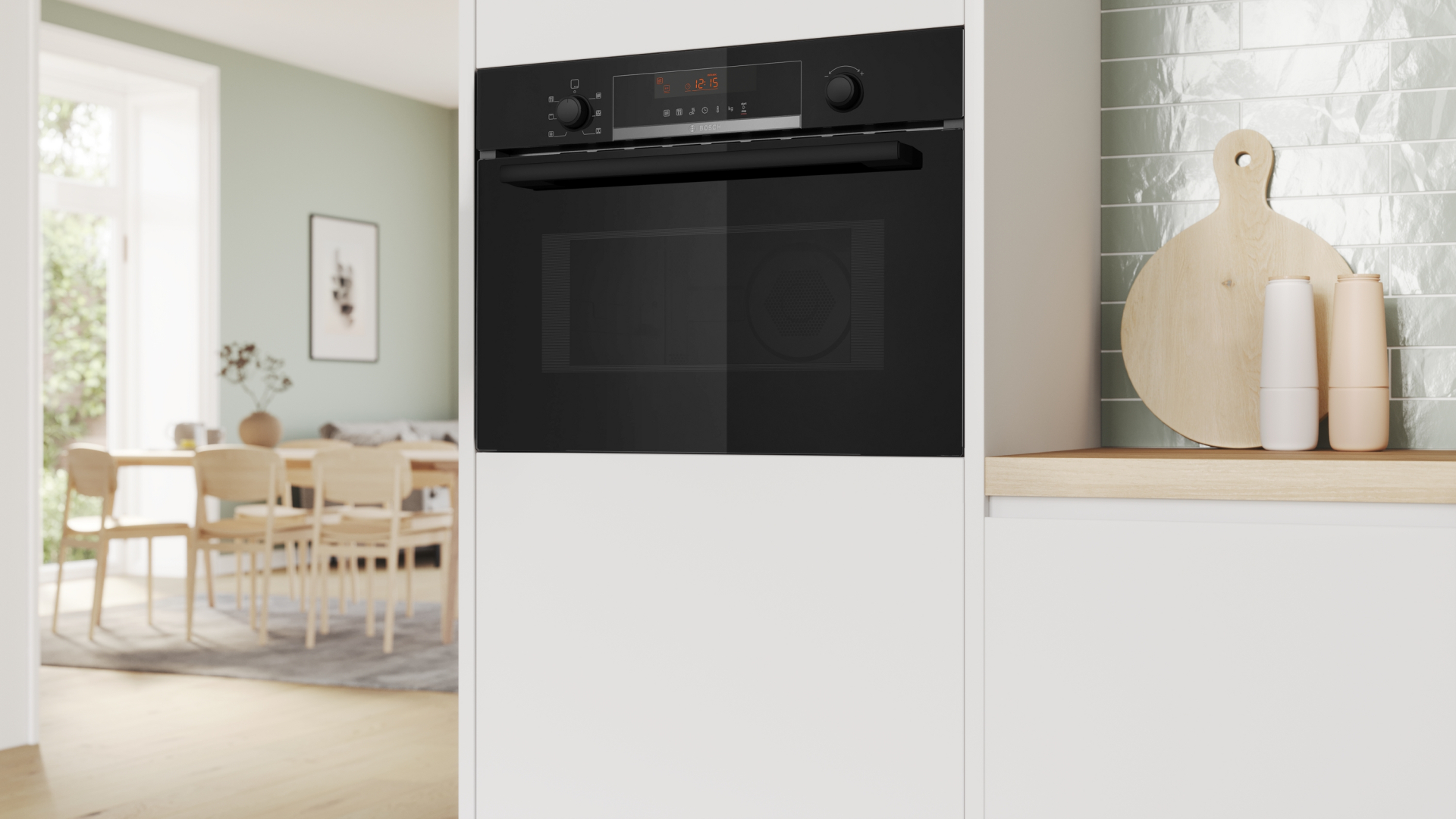 BOSCH SERIE 4 multifunctionele oven met microgolfoven - 45cm - CMA583MB0