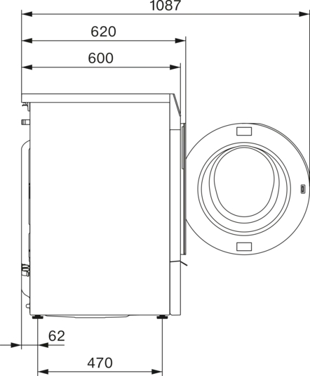 MIELE NOVA Wasmachine 9 kg - WQ1000WPS