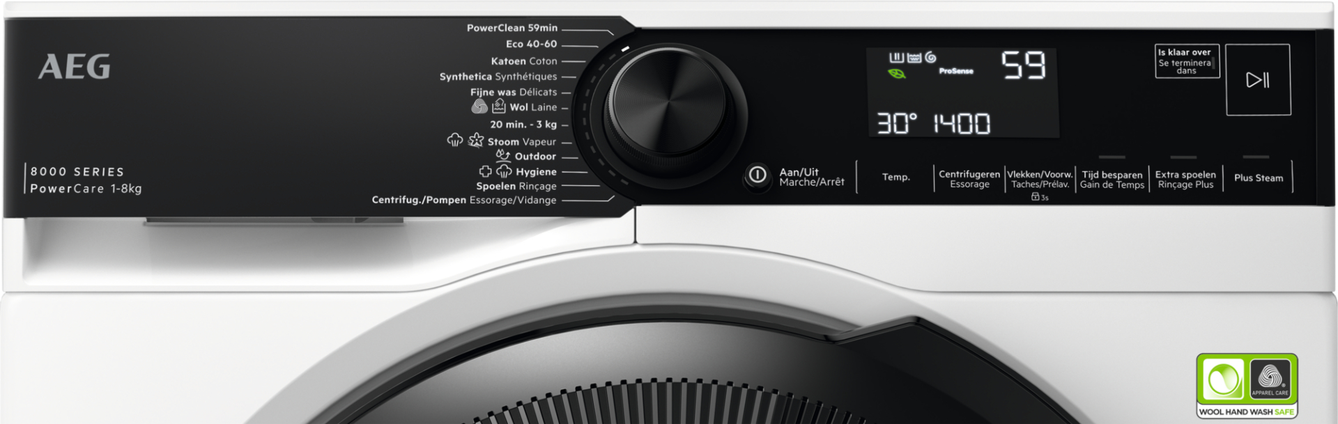 AEG 8000 wasmachine - LR86R844