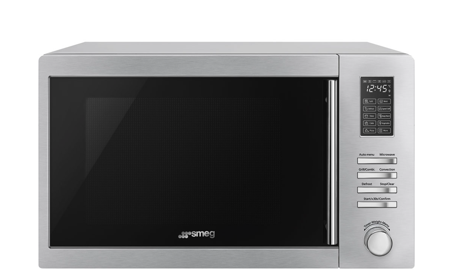 SMEG MOE34CXI2 vrijstaande microgolfoven - combi - 35cm