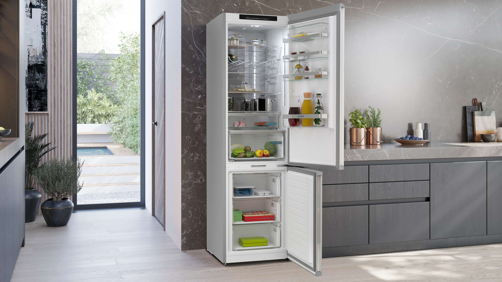 SIEMENS IQ500 Vrijstaande koel-vriescombinatie - KG39NEIAF