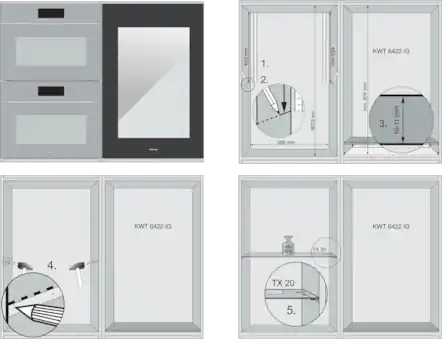 MIELE integreerbare wijnklimaatkast - KWT6422IG1PEBE