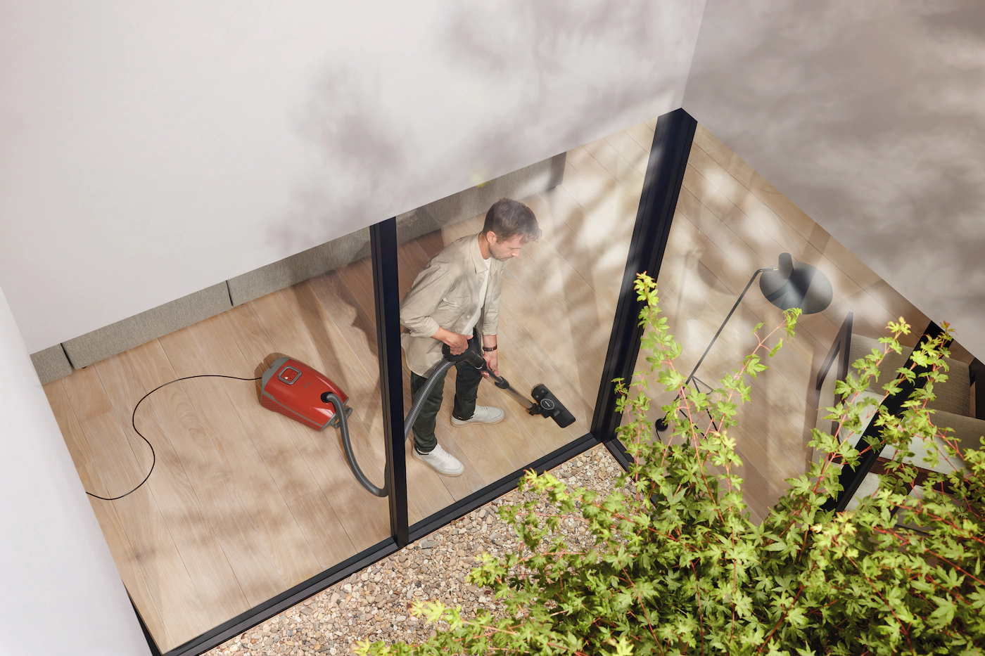 MIELE GUARD stofzuiger met zak - GUARDL1TERRAREDCE