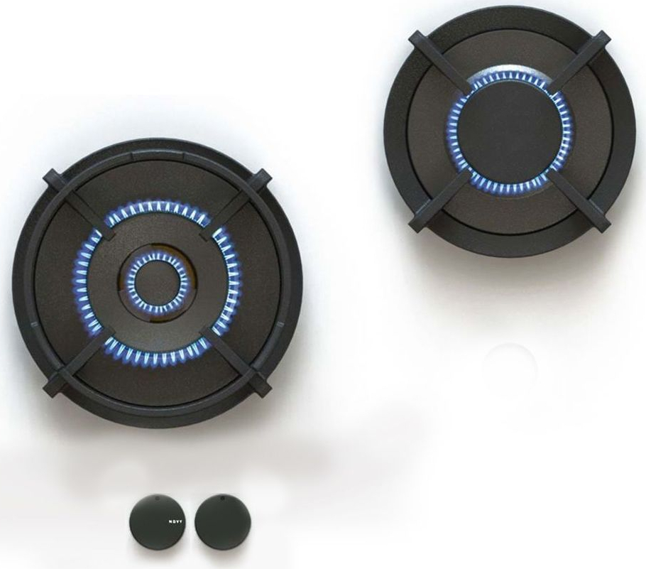 NOVY gaskookplaat - domino - 56079