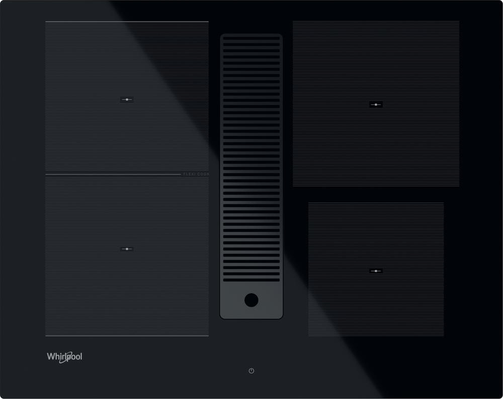 WHIRLPOOL kookplaat met afzuiging - 65cm - WVH1065B